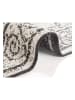NORTHRUGS Indoor-/ Outdoor-Teppich "Twin Supreme - Cebu" in Schwarz/ Creme