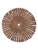 Villa d´Este Podkładki stołowe (6 szt.) "Chocolate" w kolorze brązowo-beżowym - Ø 38 cm