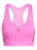 adidas Sport-BH "3-Stripes" in Pink - Medium