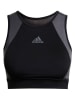 Adidas Biustonosz sportowy "Designed 2 Move" w kolorze czarnym