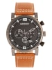 Breed Chronograph "Ryker" in Braun/ Bronze/ Anthrazit