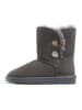 Gooce Leder-Winterboots "Bella" in Grau
