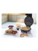 bESTRON Gofrownica "Funcooking" w kolorze srebrno-czarnym