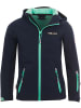 Trollkids Softshelljacke "Oslofjord" in Dunkelblau/ Türkis