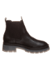 Marc O'Polo Shoes Skórzane sztyblety "Filippa 6A" w kolorze czarnym