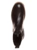 Marc O'Polo Shoes Skórzane sztyblety "Filippa 6A" w kolorze czarnym