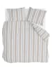 Walra Renforcé-Bettwäsche-Set "Nautic Stripes" in Beige