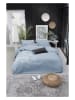 Walra Renforcé-Bettwäsche-Set "Smile with Love" in Blau