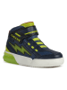 Geox Sneakers "Grayjay" donkerblauw/limoengroen