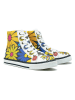 Goby Sneakers in Weiß/ Gelb/ Bunt