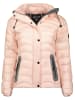 Geographical Norway Doorgestikte jas "Dariella" lichtroze