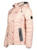 Geographical Norway Doorgestikte jas "Dariella" lichtroze