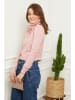 Soft Cashmere Rollkragenpullover in Rosa