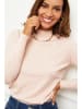 Soft Cashmere Rollkragenpullover in Rosa