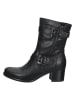 Ara Shoes Leder-Stiefeletten in Schwarz