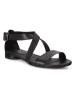 Ecco Leren sandalen zwart