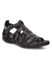Ecco Leder-Sandalen "Flash" in Schwarz