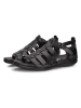 Ecco Leren sandalen "Flash" zwart