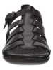 Ecco Leren sandalen "Flash" zwart
