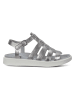 Ecco Leder-Sandalen "Flowt LX" in Silber