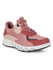 Ecco Leder-Sneakers "Multi-Vent" in Rot/ Rosa