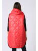 Plus Size Company Kamizelka pikowana "Haya" w kolorze czerwonym