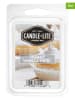 CANDLE-LITE 2-delige set: geurwas "Creamy Vanilla Swirl" wit - 2x 56 g