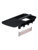 Tiger Toilettenpapierhalter "Tess" in Schwarz - (B)32,1 x (H)4,8 x (T)14,5 cm