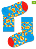 Happy Socks Skarpety (2 pary) "Pizza Love" w kolorze błękitnym ze wzorem