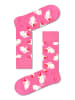 Happy Socks 3-delige geschenkset roze/geel/zwart