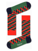 Happy Socks 3-delige geschenkset "Snowman" rood/groen