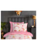 Good Morning Flanell-Bettwäsche-Set "Unicorn" in Rosa