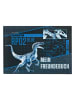 Jurassic World Freundebuch "Jurassic World" in Blau - (L)15 x (B)21 cm