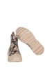 Streetfly Leren chelseaboots beige/donkerblauw/meerkleurig