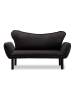 Scandinavia Concept Sofa "Chatto" w kolorze czarnym - 140 x 70 x 65 cm