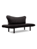 Scandinavia Concept Sofa "Chatto" in Schwarz - (B)140 x (H)70 x (T)65 cm