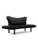 Scandinavia Concept Sofa "Chatto" w kolorze czarnym - 140 x 70 x 65 cm
