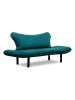 Scandinavia Concept Sofa "Chatto" w kolorze niebiesko-zielonym - 140 x 70 x 65 cm