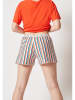 Skiny Pyjama-Hose in Orange/ Blau