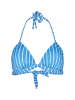 Skiny Biustonosz bikini w kolorze błękitno-białym
