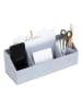 BigsoBox Schreibtisch-Organizer "Elisa" in Grau - (B)33 x (H)12,5 x (T)12,5 cm