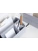 BigsoBox Schreibtisch-Organizer "Elisa" in Grau - (B)33 x (H)12,5 x (T)12,5 cm