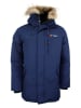 Peak Mountain Parka puchowa "Cogan" w kolorze granatowym