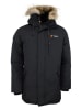 Peak Mountain Parka puchowa "Cogan" w kolorze czarnym
