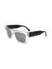 Jimmy Choo Herren-Sonnenbrille in Transparent-Schwarz/ Grau