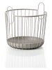 Zone Denmark Aufbewahrungskorb "Inu" in Taupe - (H)30,5 x Ø 30 cm