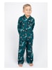 Cyberjammies Piżama "William" w kolorze ciemnozielonym