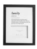Tierra Bella Fotolijst "Family" zwart/wit - (B)30 x (H)40 cm