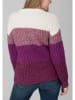 Timezone Sweter w kolorze fioletowo-białym