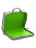 Tegu Aufbewahrungstasche in Grau/ Grün - (L)28 x (B)24 x (H)8 cm
